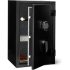 Fire-Resistant Key Lock Safe Box – 0.25 cu. ft., Black